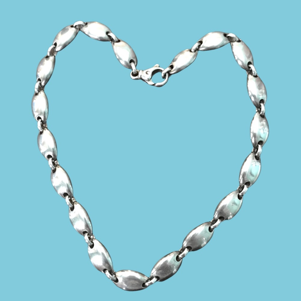 Tiffany & Co. rare Pebble Link Necklace
